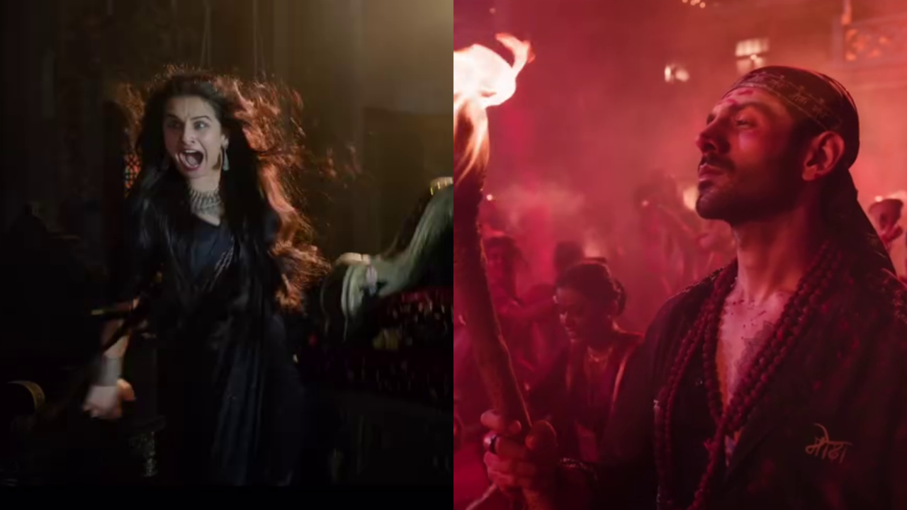 Bhool Bhulaiyaa 3 Teaser: Vidya Balan Is BACK As Evil Manjulika, Kartik Aaryan Gears Up For Spooky Showdown