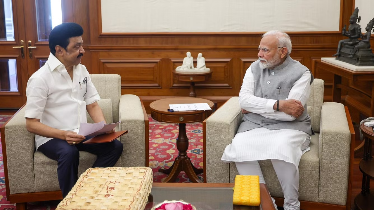 Tamil Nadu CM MK Stalin met Prime Minister Narendra Modi