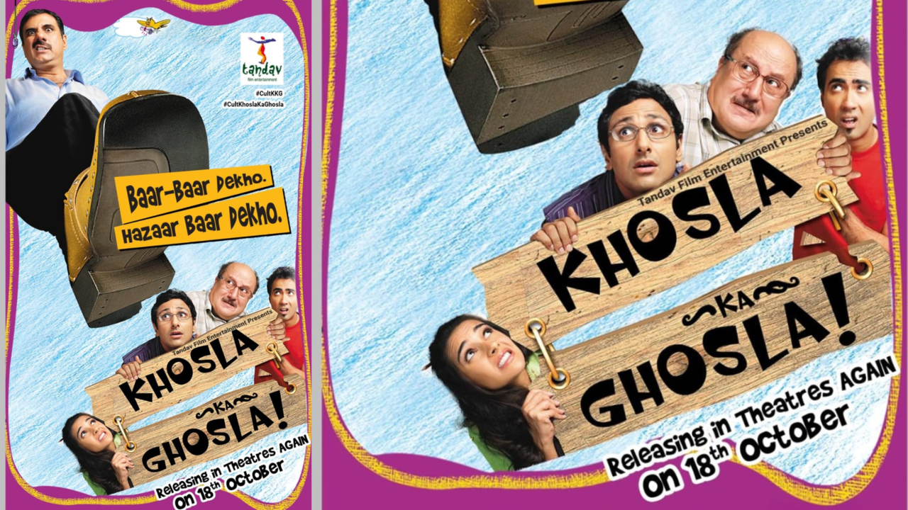 ​Khosla Ka Ghosla Re-Releasing In Theatres: Anupam Kher, Boman Irani Film To Hit Big Screens On THIS Date​ (Image Credit: Instagram)