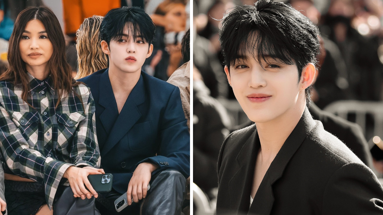 SEVENTEEN's S.Coups Serves Visuals As He Sits Front Row With Marvel Star Gemma Chan At 2024 Paris Fashion Week