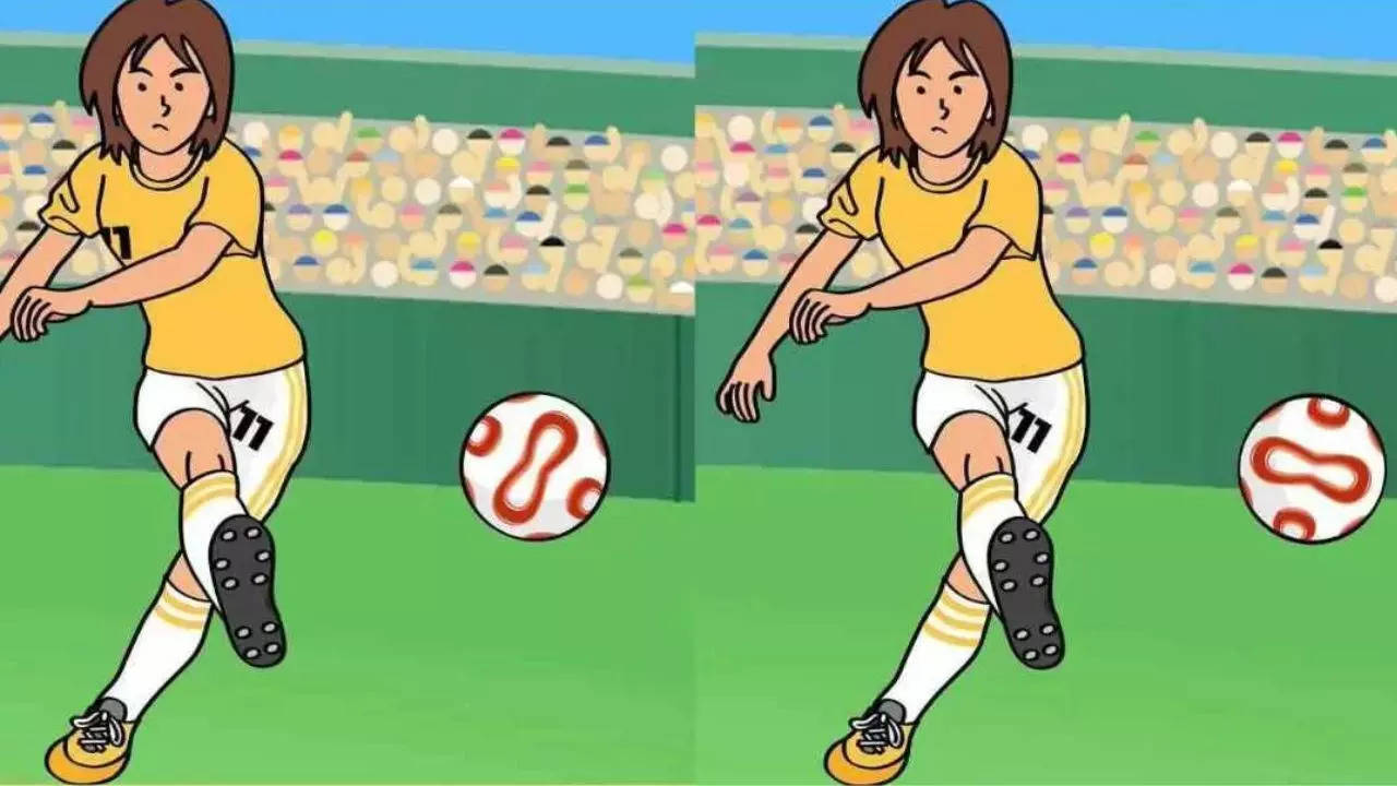 spot the difference: can you find 3 differences in the free-kick photos? time starts now!