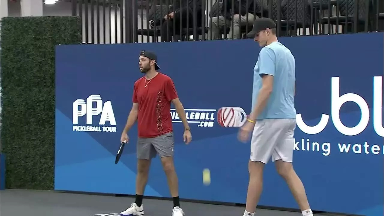 John Isner plays pickleball