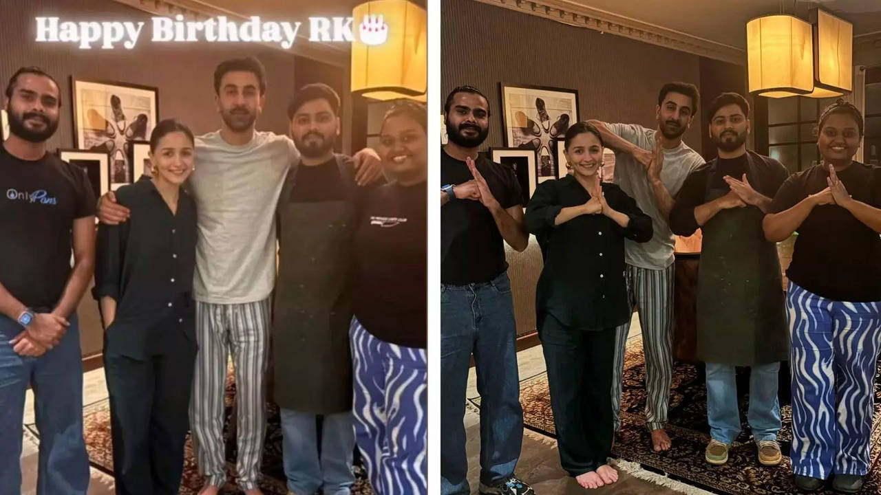 Ranbir Kapoor Birthday Inside Pics: RK Celebrates Special Day In T-Shirt-Pajamas, Holding Wifey Alia Bhatt In Arms