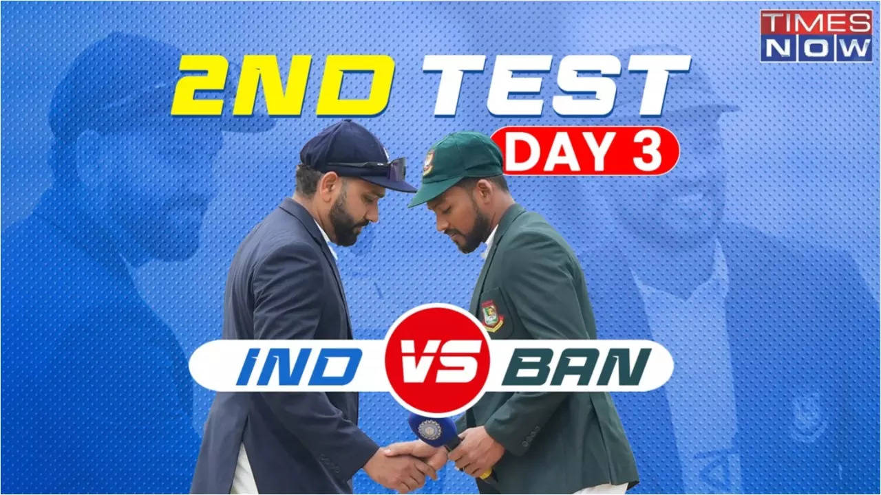 IND vs BAN 2nd Test Day 3 HIGHLIGHTS Wet Outfield Washes Out Another Day