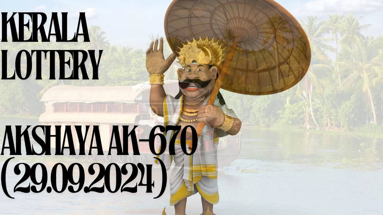 Check Kerala Lottery Akshaya AK-670 results today (Sunday, September 29, 2024).