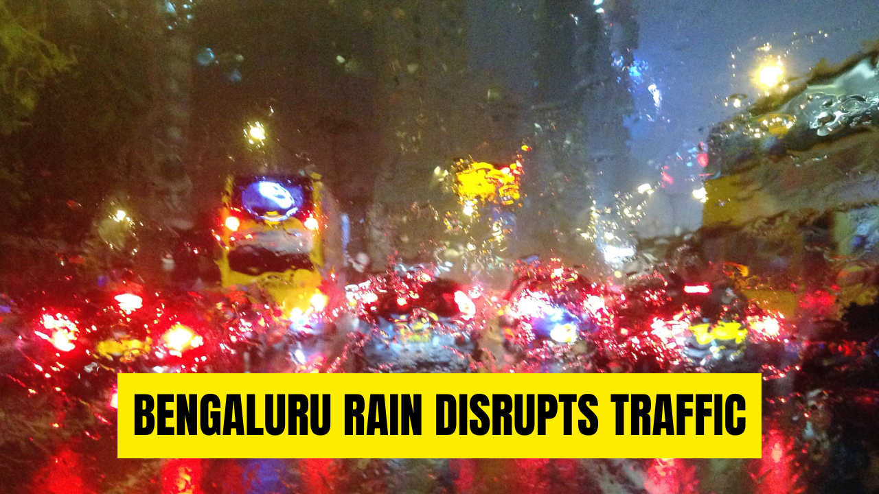 Bengaluru: Heavy Rains Cause Waterlogging and Disrupt Traffic