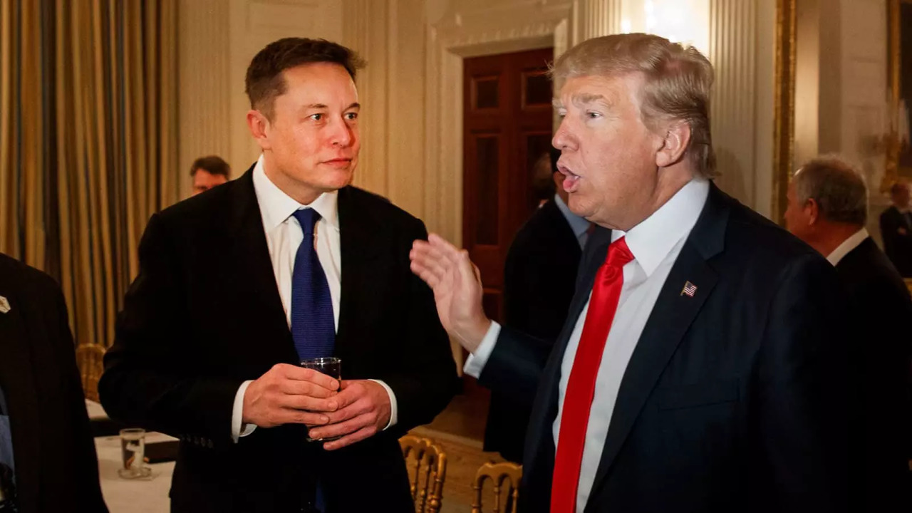 Elon Musk And Donald Trump.