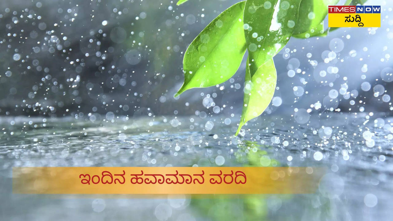 ರಾಜ್ಯದ ಇಂದಿನ ಹವಾಮಾನ ವರದಿ