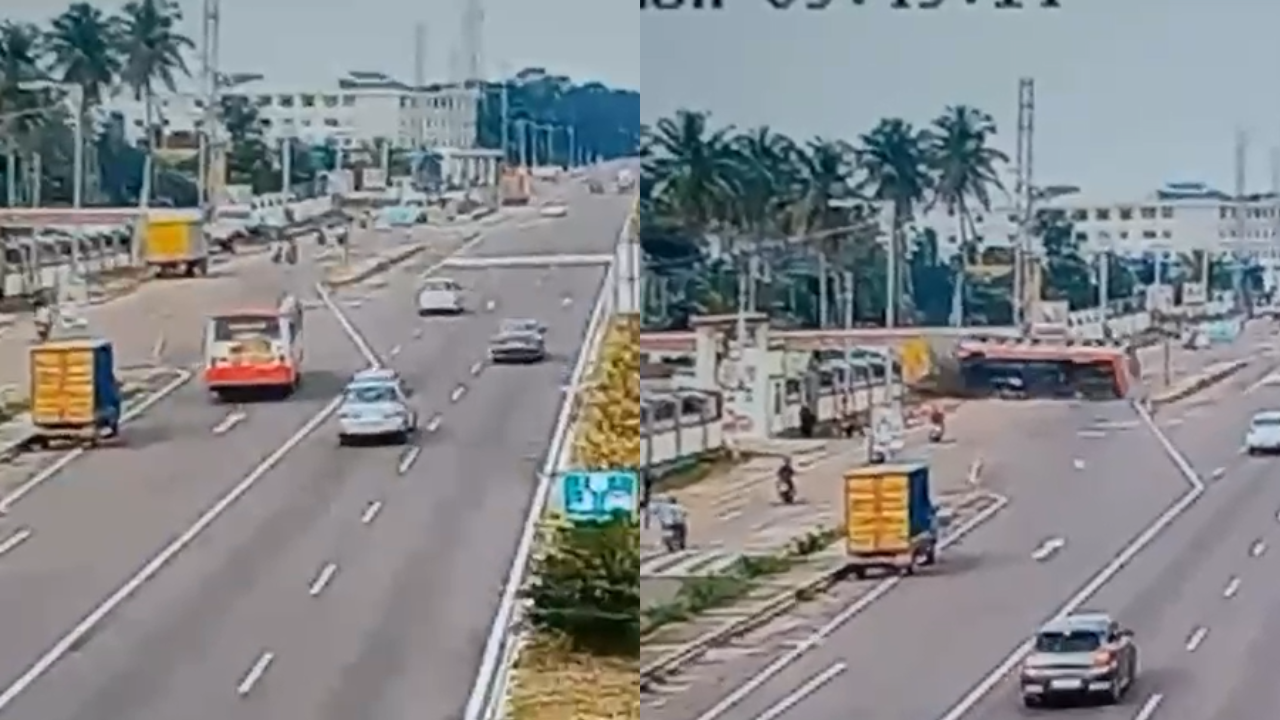 bangalore bus overturned 