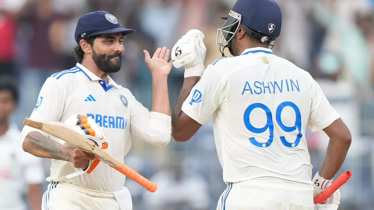 Ravindra Jadeja Becomes Second Fastest To Complete A Double Of 300 Wickets And 3000 Test Runs