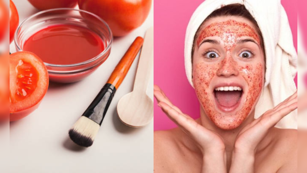 Diy Tomato face Scrub for Flawless Skin