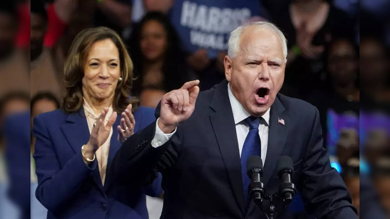 Tim Walz And Kamala Harris