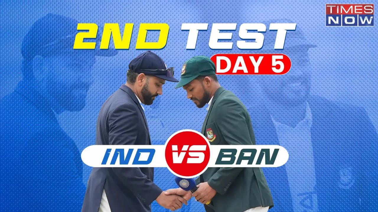 India vs Bangladesh Day 5 Live Cricket Score FULL SCORECARD