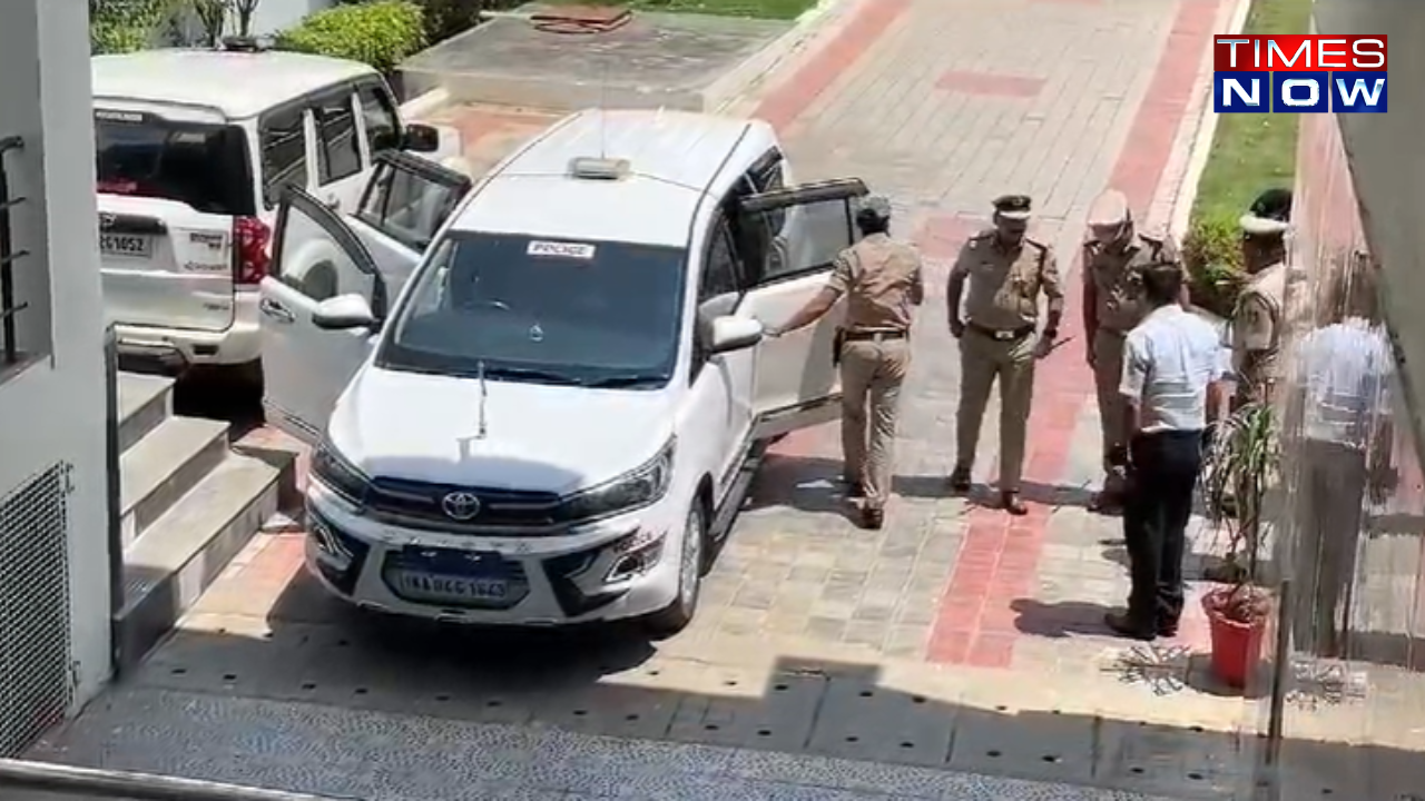 Bengaluru Police at the police station for further questioning.