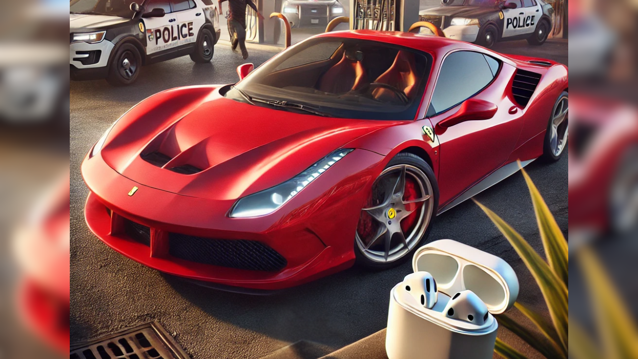 AirPods Help Man Track His Stolen Ferrari