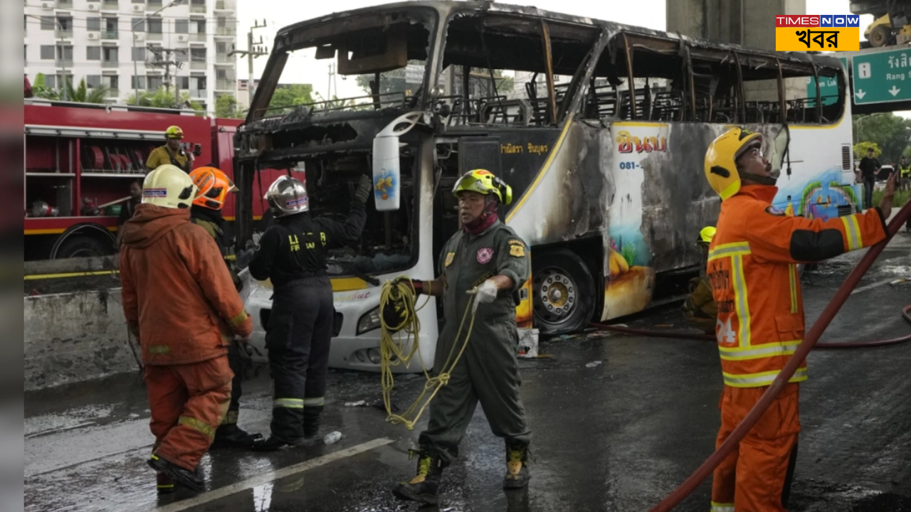 more than 20 feared dead feared dead as school bus catches fire in bangkok