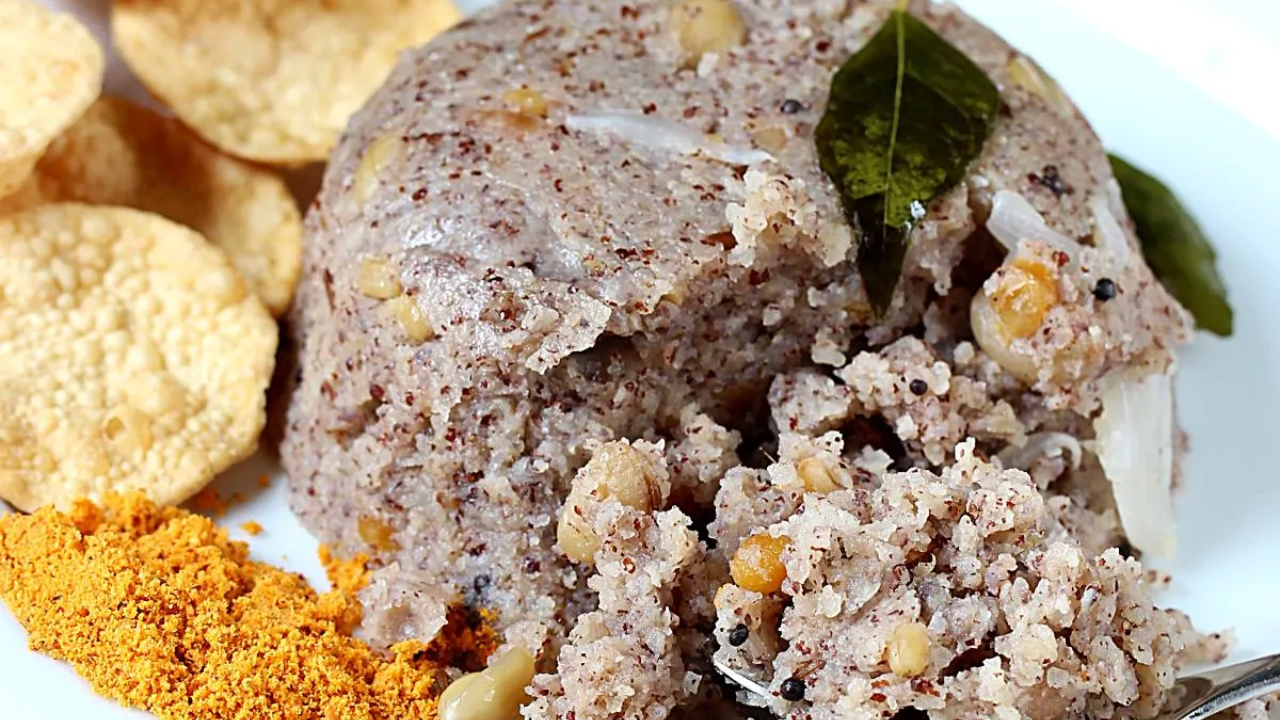 South Indian Style Rava Ragi Upma, A Millet Twist For A Healthy And Quick Breakfast