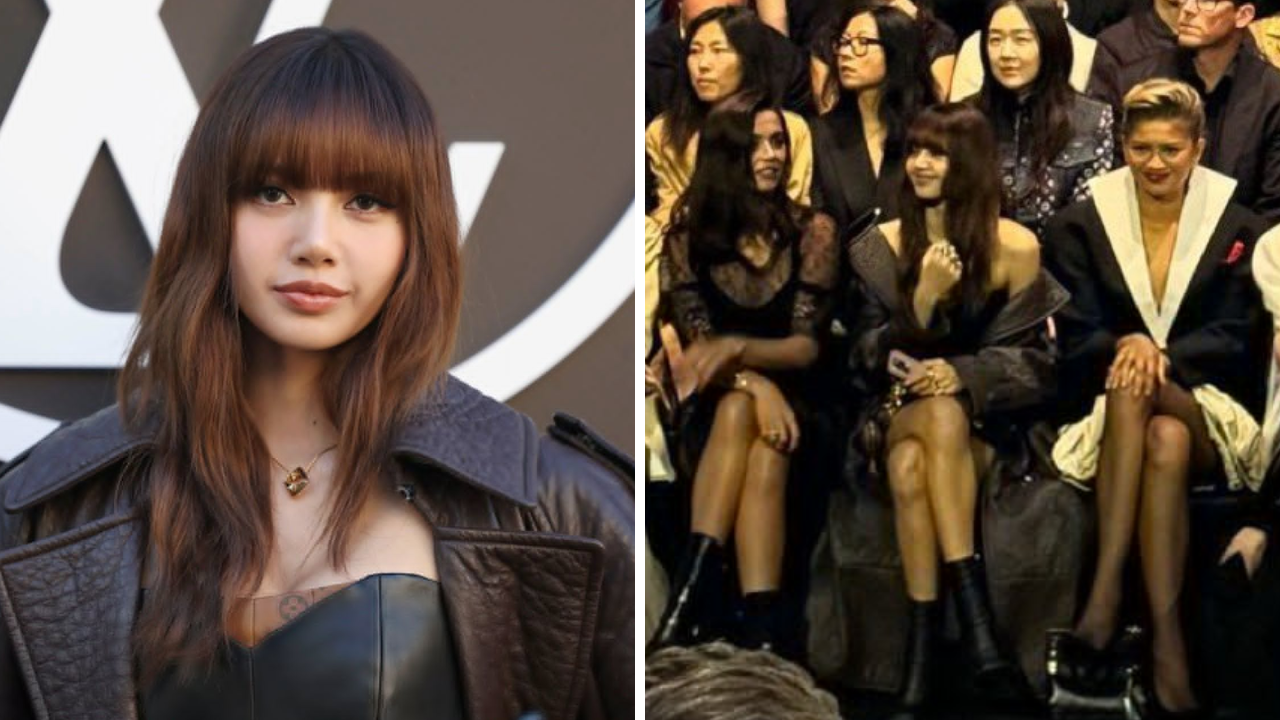 Blackpink's Lisa Shares Warm Hug With Zendaya And Ana De Armas At 2024 Paris Fashion Week