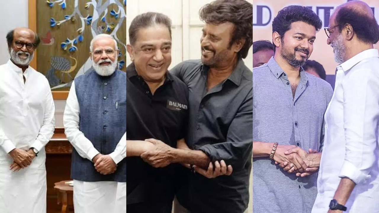 Rajinikanth gets wishes from PM Modi, Kamal Haasan and Vijay