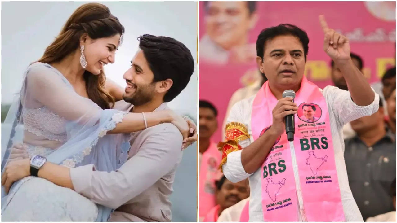 KTR Reason For Samantha and Naga Chaitanya divorce alleged by telangana Minister