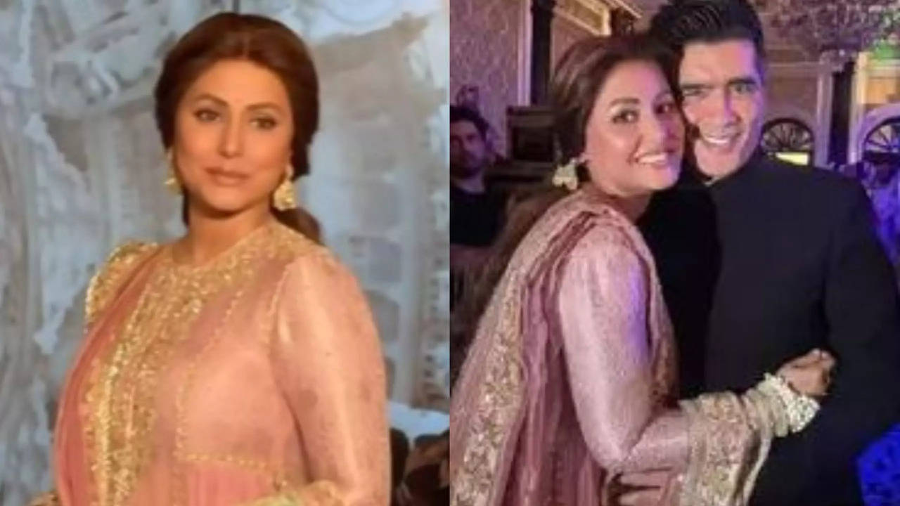 Designer Manish Malhotra Had To Convince Hina Khan To Walk The Ramp For Him, Here's Why