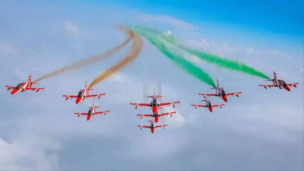 air show in marina beach