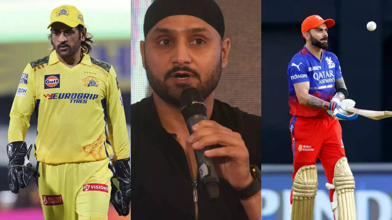 Harbhajan Singh MS dhoni Virat Kohli CSK RCB IPL 2024