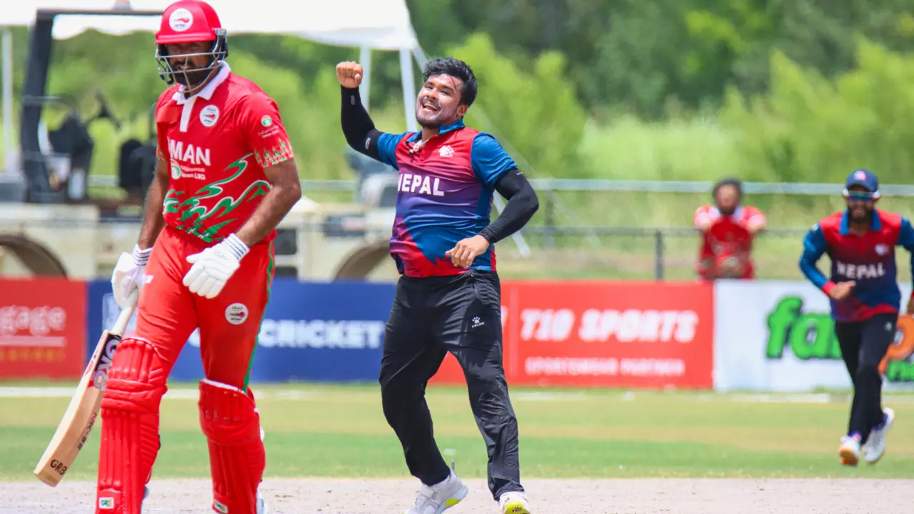 LIVE Oman vs Nepal 5th T20I Weather Update Match Delayed Due To Rain