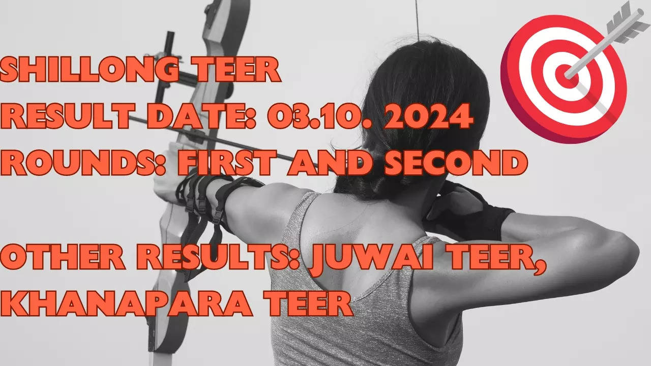 Shillong Teer results are announced starting 3 pm. The first and second-round winners for Thursday, 3rd October, are being updated live.