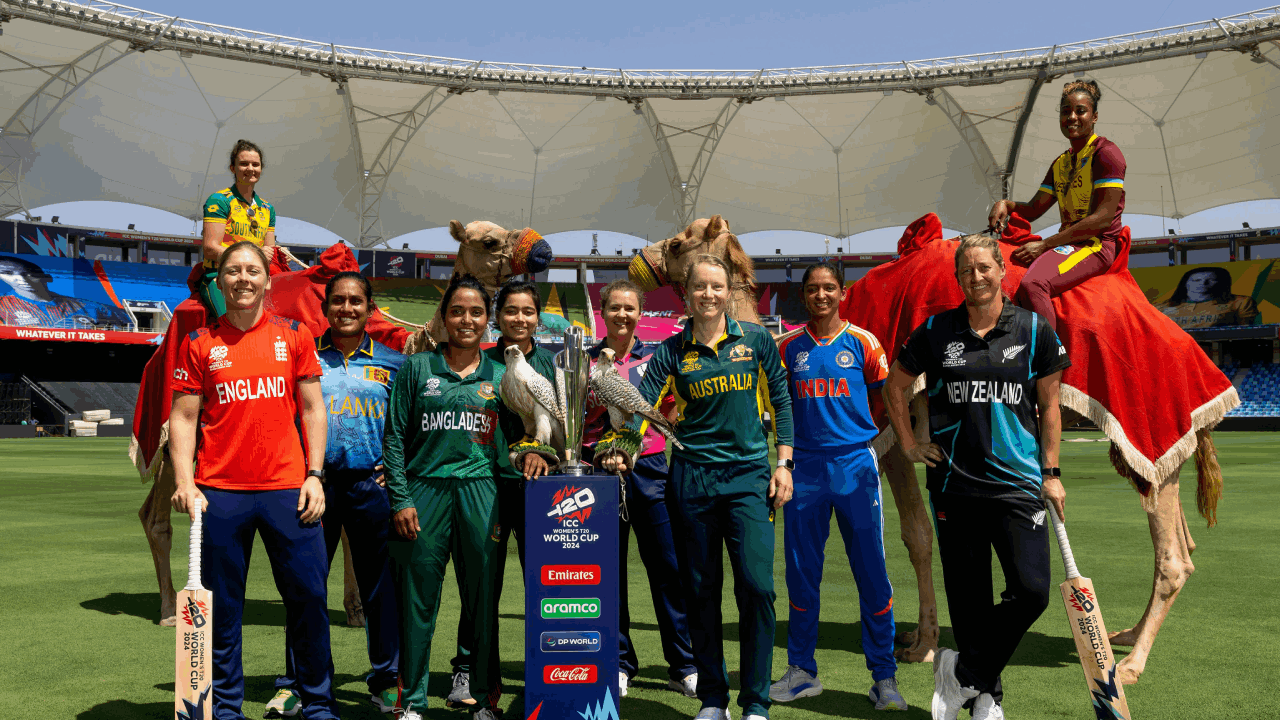 Women T20 WC 2024 captains photoshoot