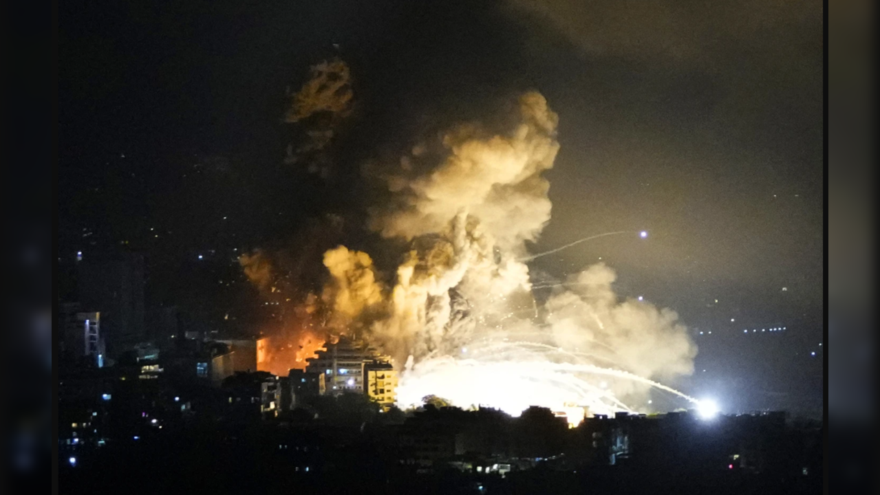 Israeli airstrike hits Hezbollah’s media building