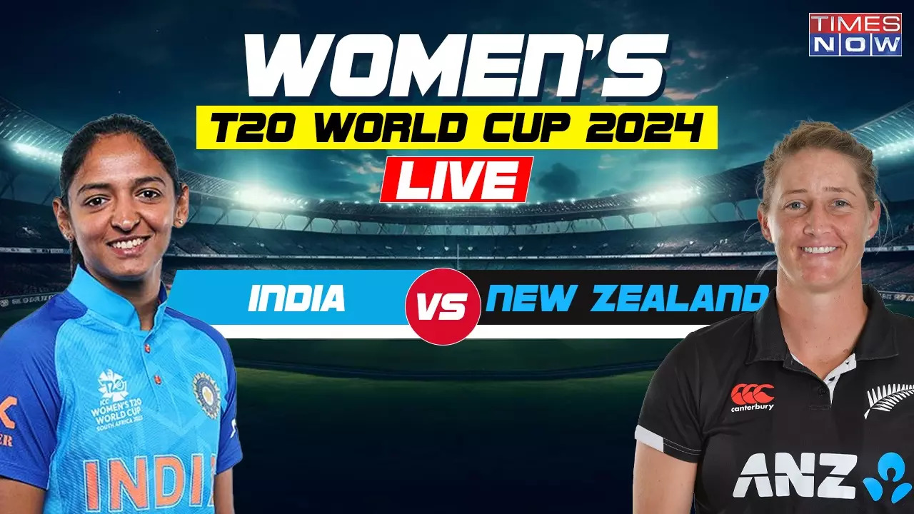 IND vs NZ Live Score ICC Womens T20 World Cup 2024 Mandhana Departs For 12 India 282