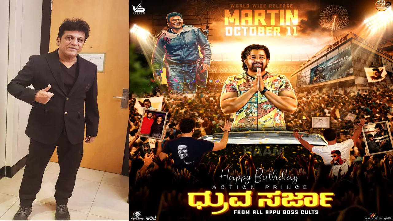 Shivarajkumar releases Dhruva Sarja's birthday CDP