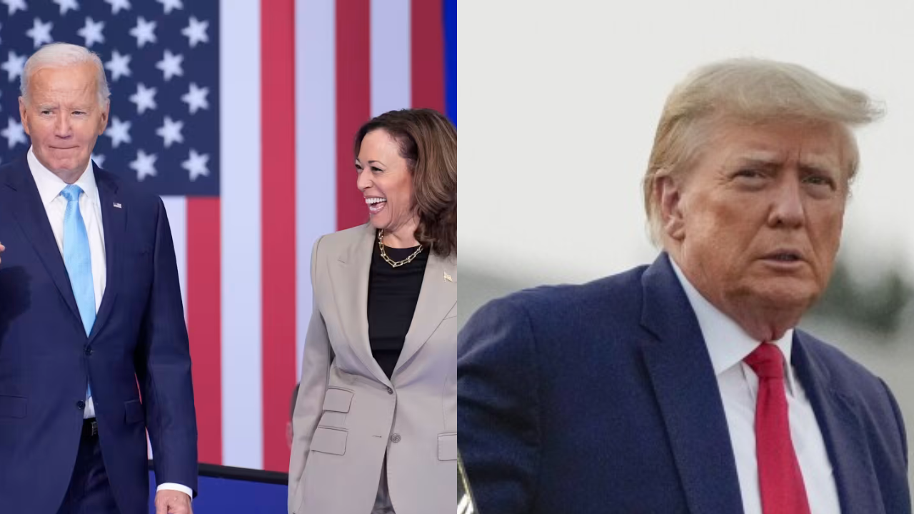 Trump Biden Harris