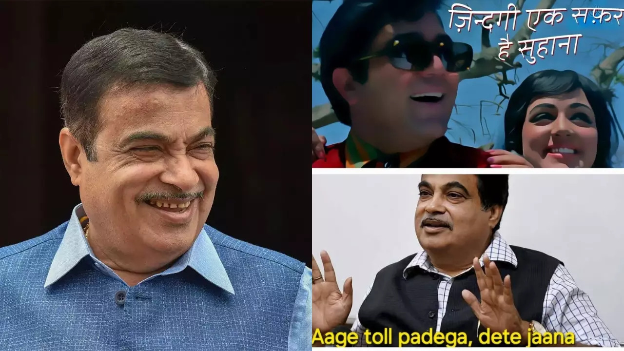 Nitin Gadkari-toll memes have become inescapable, much like toll plazas. | Image courtesy: PTI