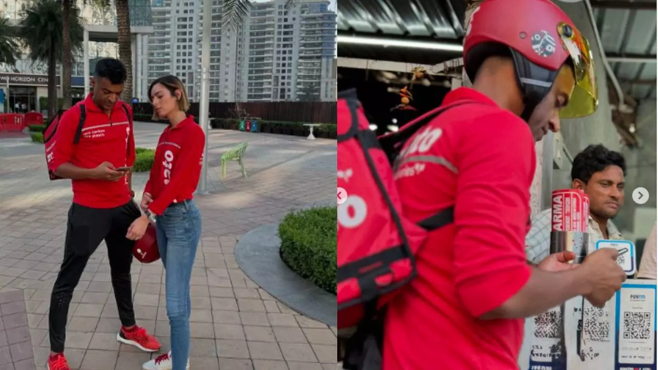 Zomato Chief Deepinder Goyal and Wife Suit Up for Delivery Duty in Gurgaon