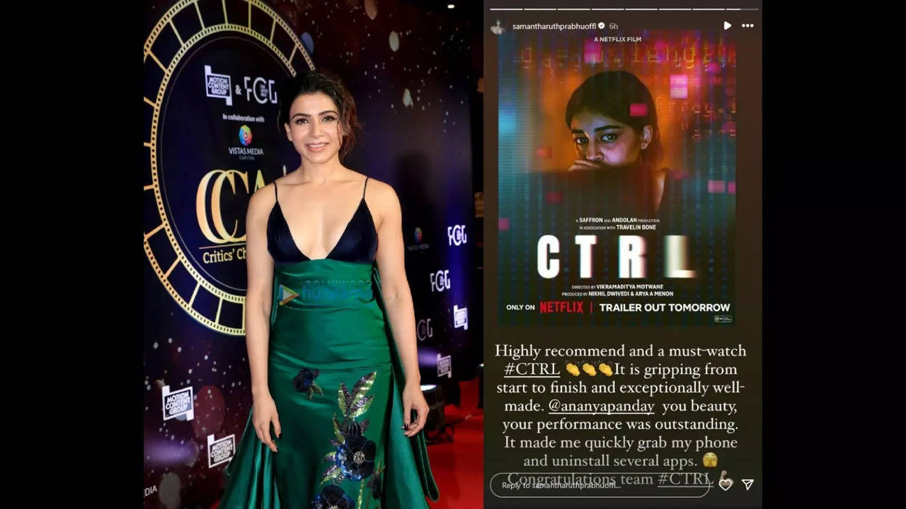 Samantha ananya panday CTRL review