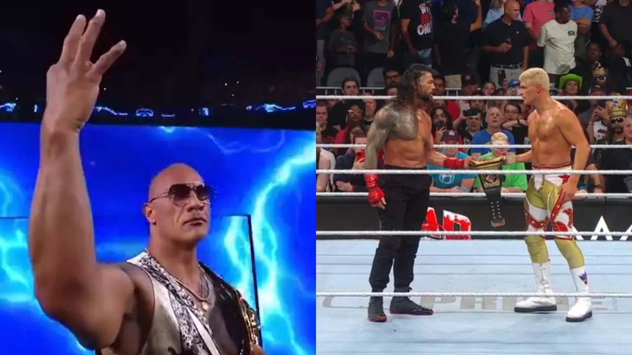 The Rock's Cryptic Message for Roman Reigns and Cody Rhodes WWE Plans EPIC Match for WrestleMania 41