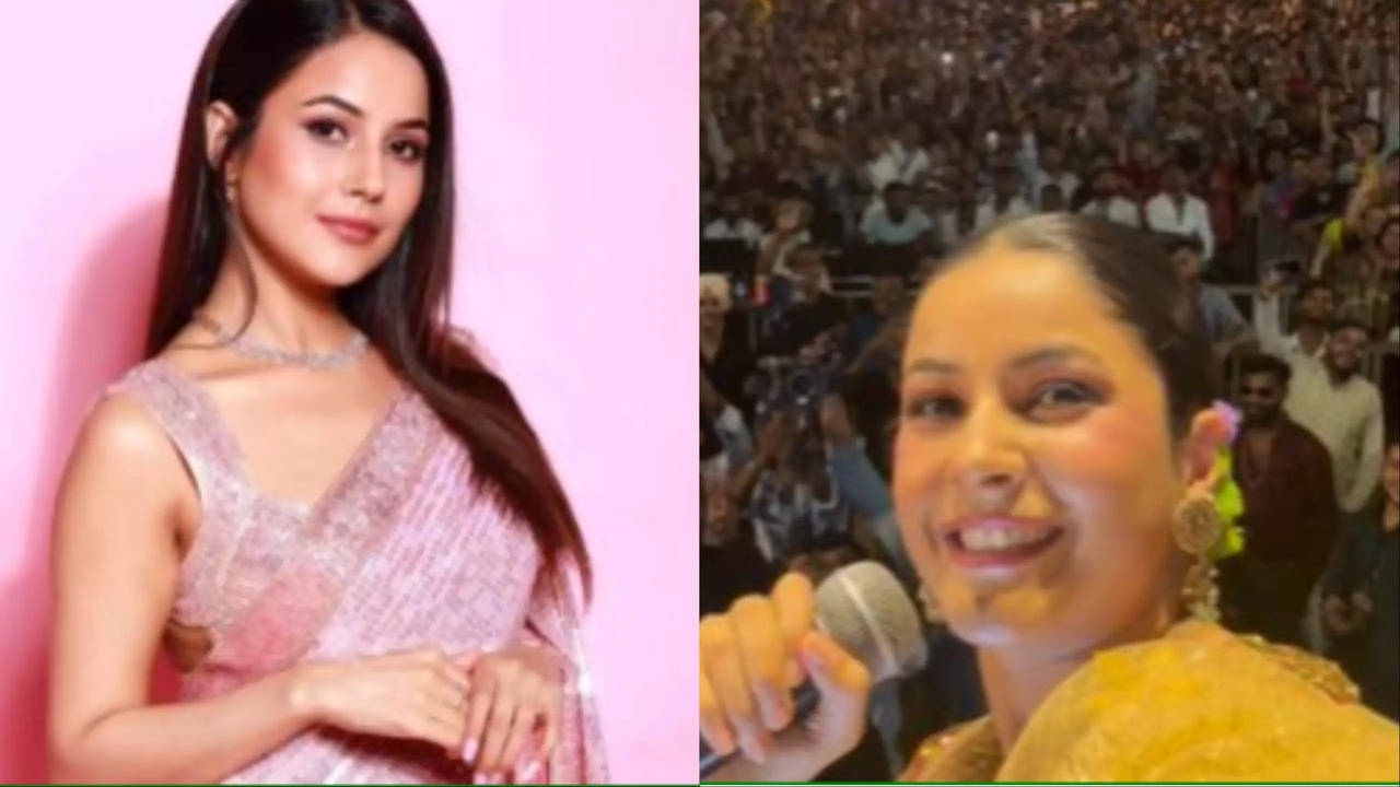 Shehnaaz Gill Recreates Viral 'Kya Karu Mein Mar Jaun?' Moment From BB 13 At Garba Event In Chhattisgarh