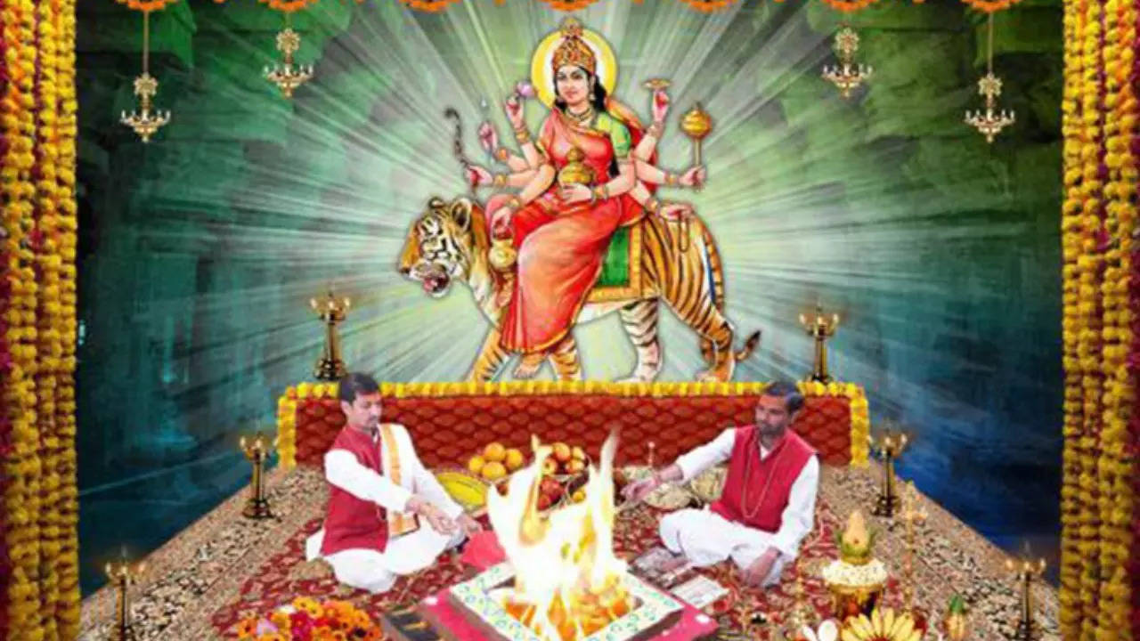 Maa Kushmanda is worshipped