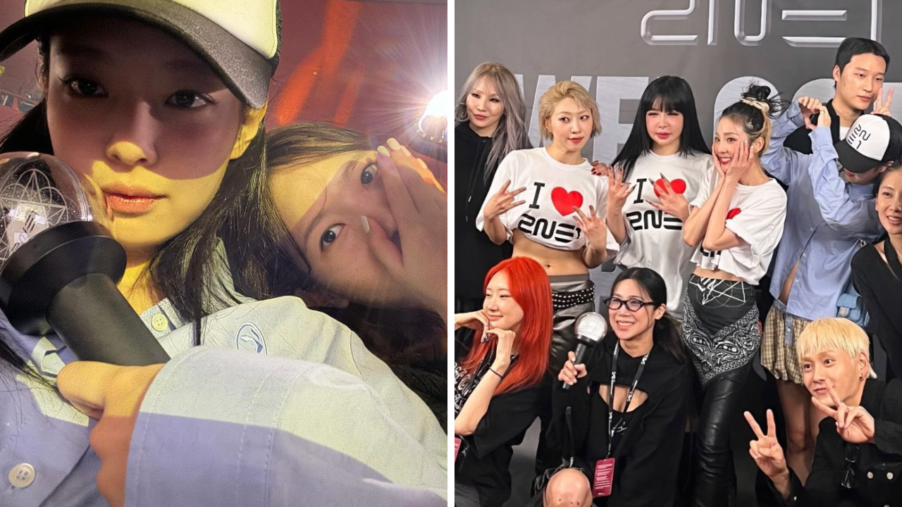 Blackpink's Jennie Snaps A Pic With 2NE1, Cheers On 'Hoobae' BABYMONSTER At WELCOME BACK Concert In Seoul