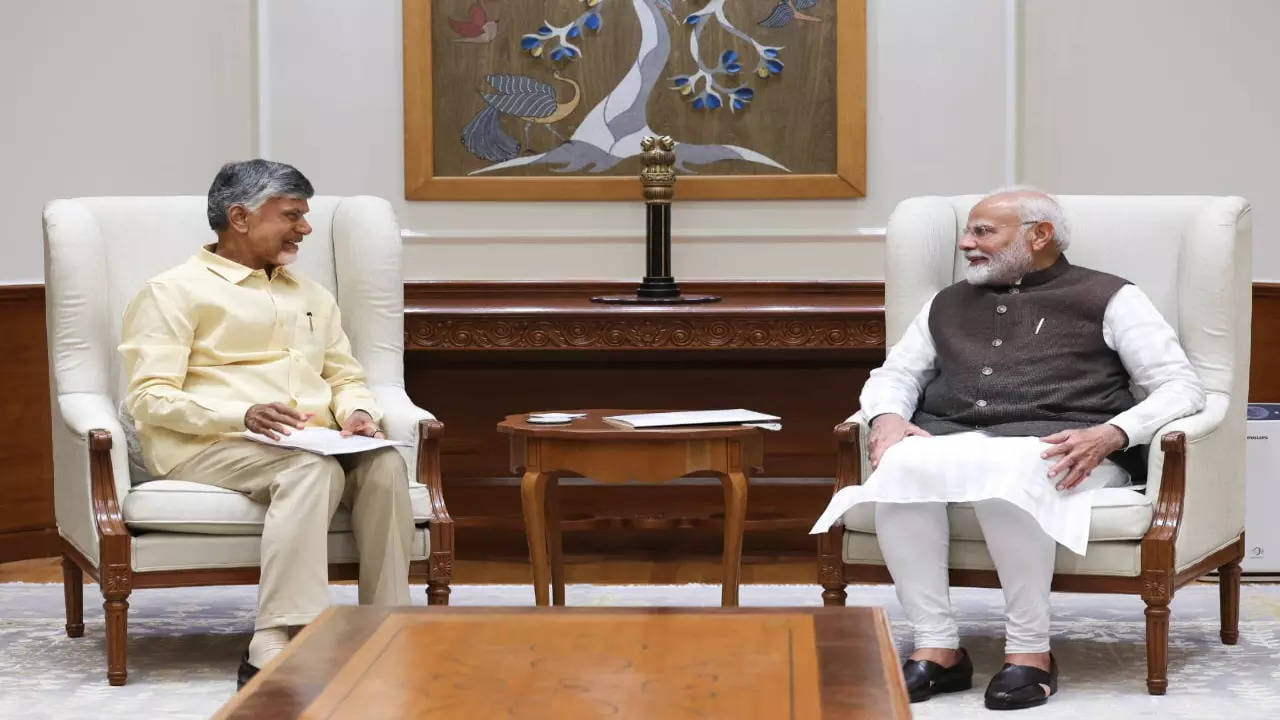 Chandrababu Meets PM Modi