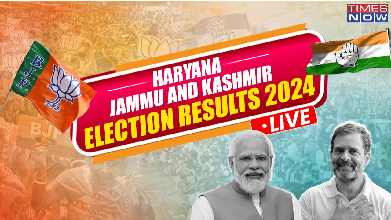 Election Results 2024 LIVE BJP Defies Exit Polls Close Fight In Haryana Early Trends Show