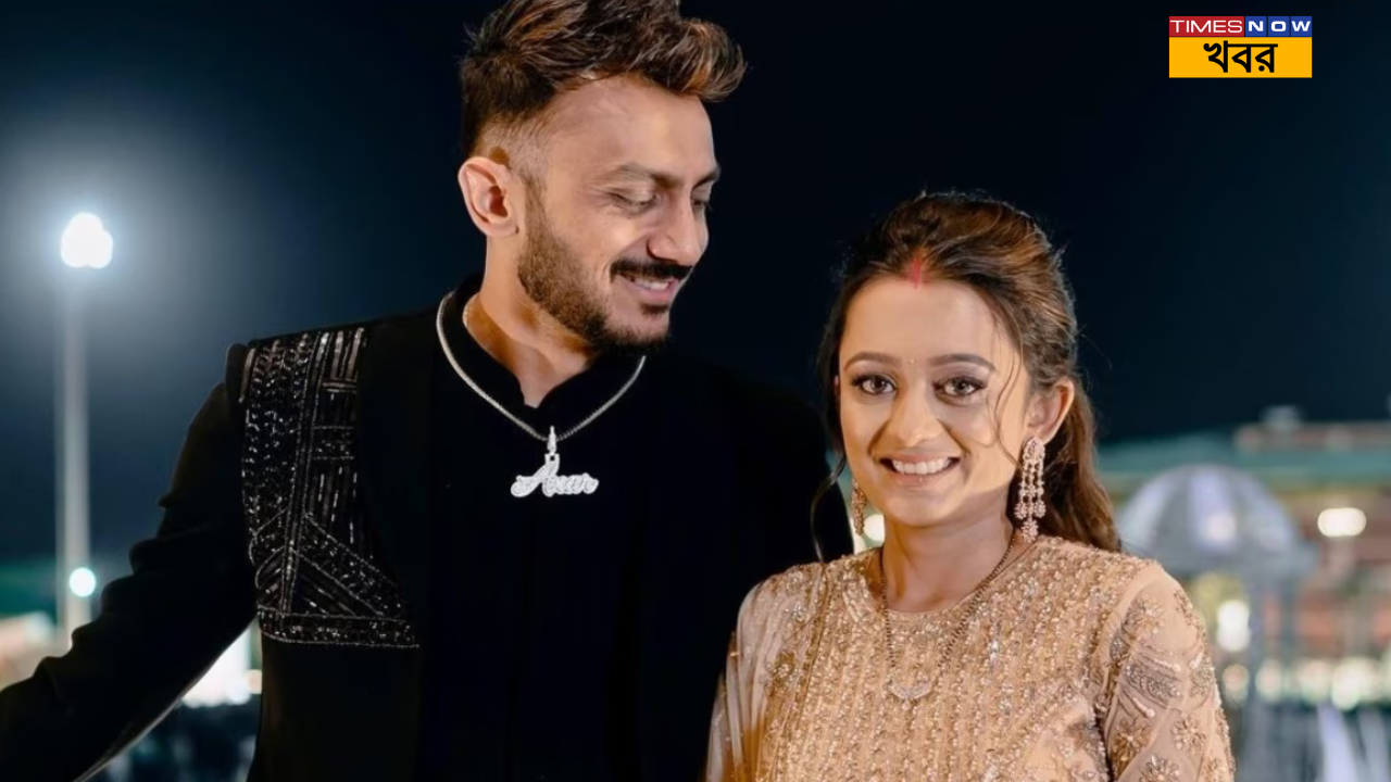 Axar Patel and His Wife