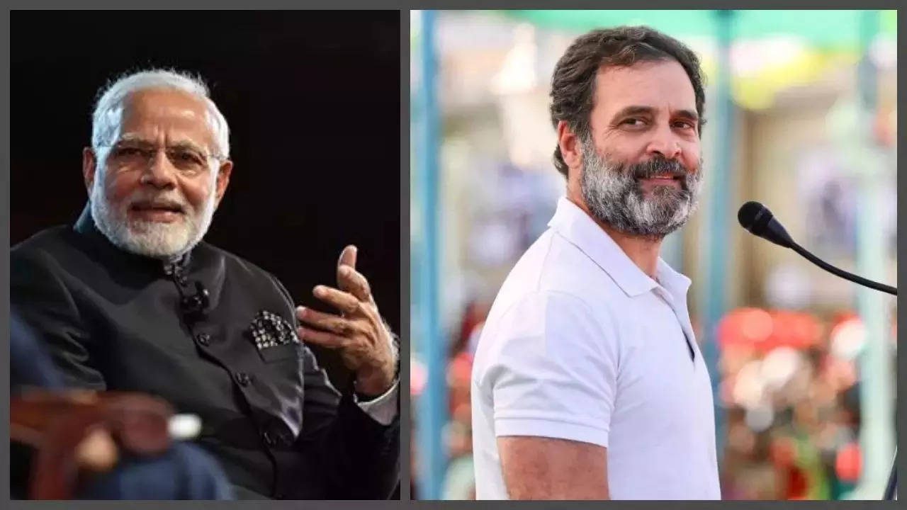 PM Narendra Modi and Rahul Gandhi