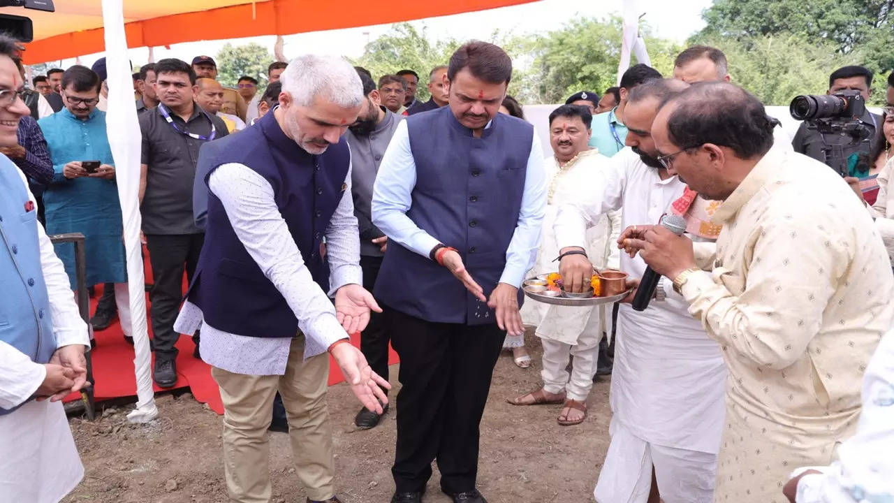 large malt distilleries project in maharashtra bhoomi pujan by dcm devendra fadnavis