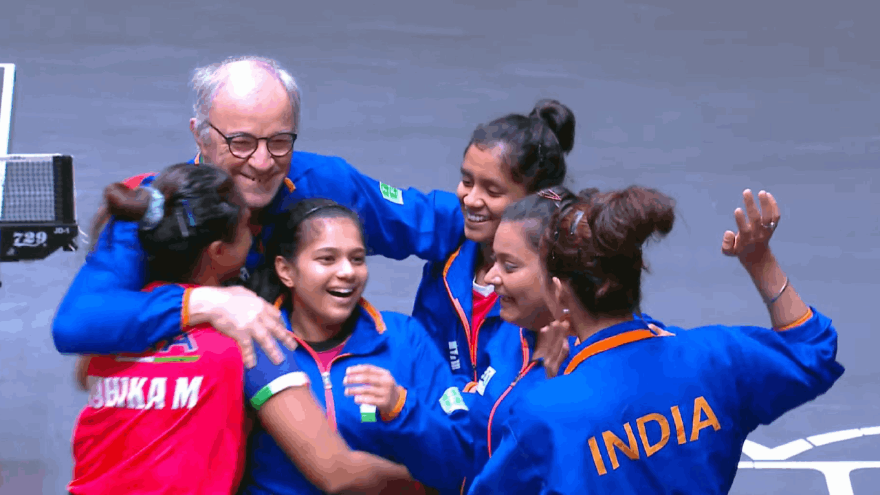 India women table tennis AIR