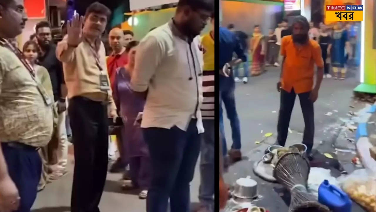 Singhi Park Viral Video club members vandalised pani puri seller stall video sparks controversy