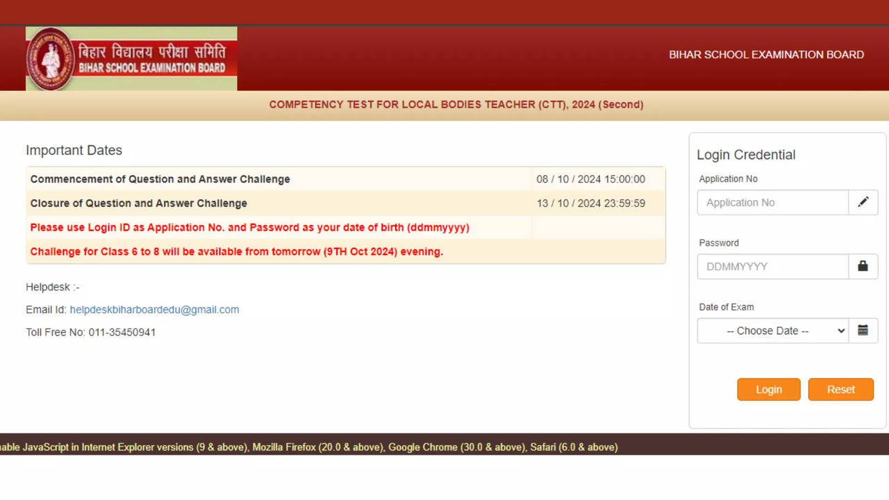 BSEB Sakshamta Answer Key 2024 Released on bsebsakshamta.com, Raise Objections Till October 13