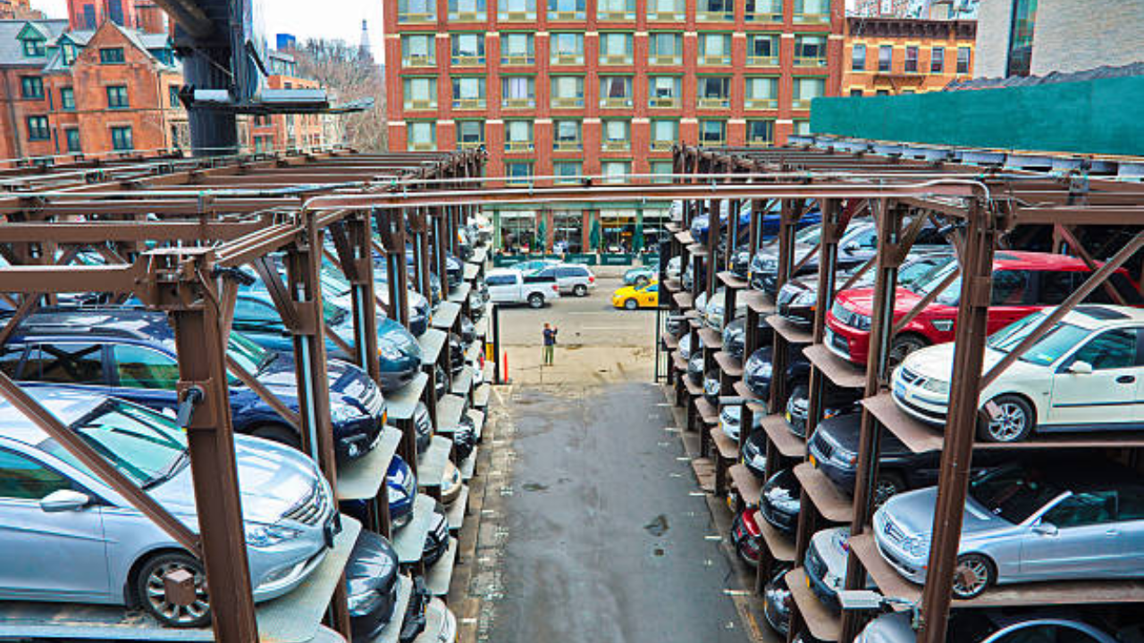 multi level parking istock  